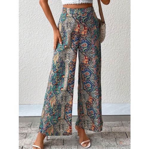 Nationality/Ethnic Loose Casual Pants